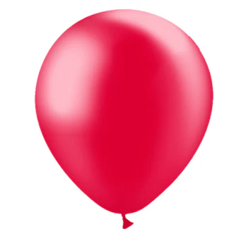 5'' Balloonia Latex Balloons Professional Line Metallic Red (100 Per Bag)