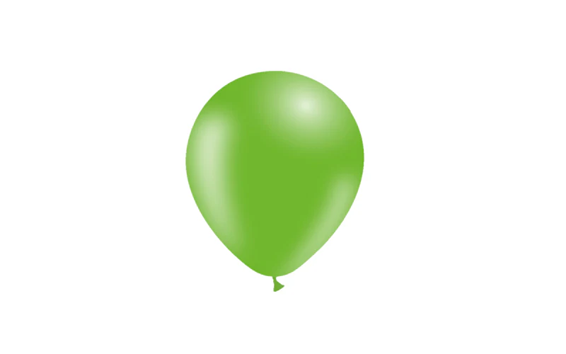 5'' Balloonia Latex Balloons Professional Line Standard Apple Green (100 Per Bag) - Image 3
