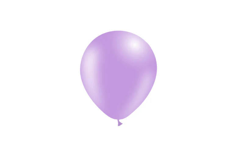 5'' Balloonia Latex Balloons Professional Line Standard Lavender (100 Per Bag) - Image 3