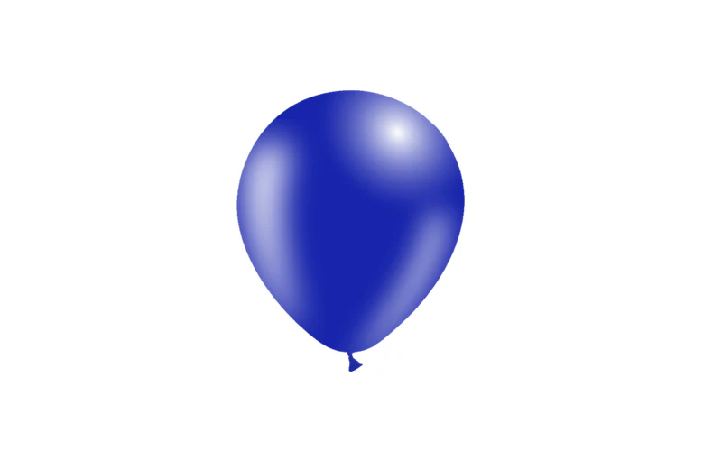 5'' Balloonia Latex Balloons Professional Line Standard Navy Blue (100 Per Bag) - Image 3