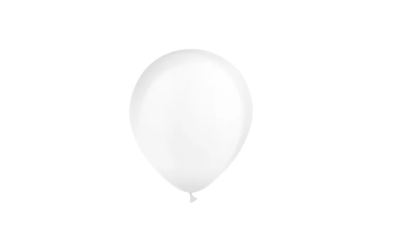 5'' Balloonia Latex Balloons Professional Line Standard Transparent (100 Per Bag) - Image 3