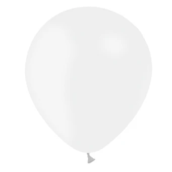 5'' Balloonia Latex Balloons Professional Line Standard White (100 Per Bag)