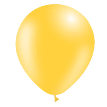 5'' Balloonia Latex Balloons Professional Line Standard Yellow (100 Per Bag)