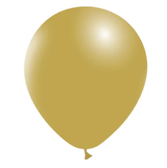 5'' Balloonia Latex Balloons Professional Line Vintage Mustard (100 Per Bag)