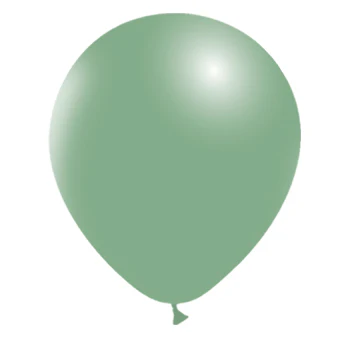 5'' Balloonia Latex Balloons Professional Line Vintage Vintage Green (100 Per Bag)