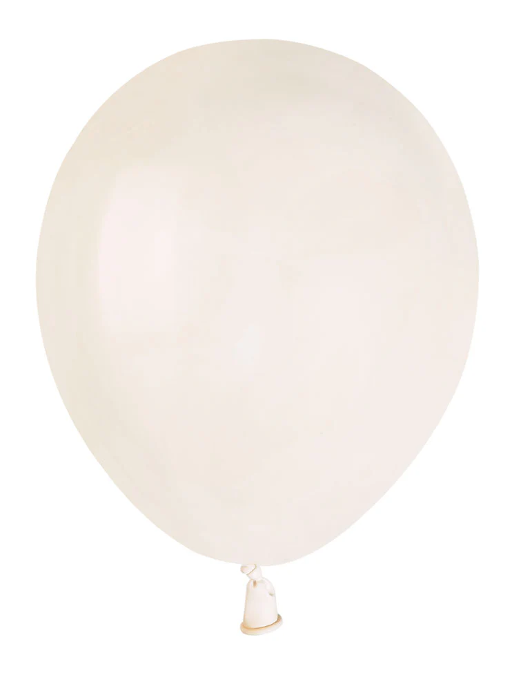 5" Gemar Latex Balloons (Bag of 100) Standard Linen