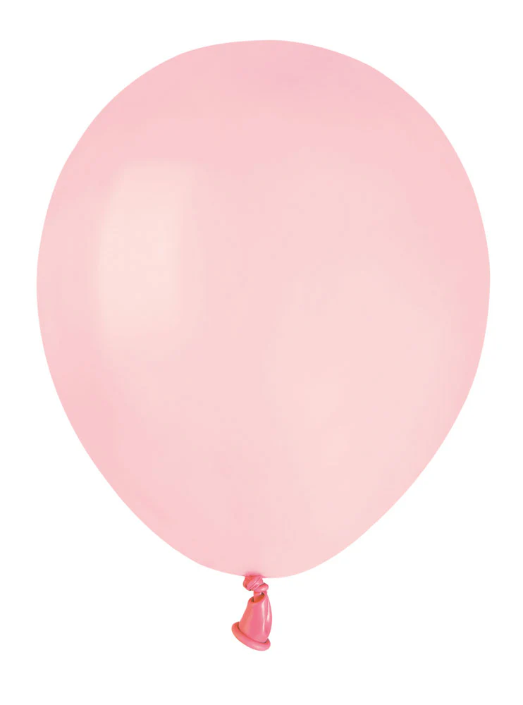 5" Gemar Latex Balloons (Bag of 100) Standard Powder Pink