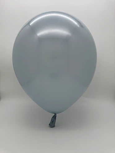 5" Kalisan Brand Latex Balloons Aura Ice Blue (50 Per Bag) - Image 2