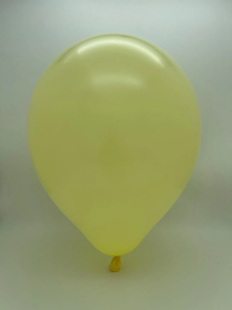 5" Kalisan Latex Balloons Pastel Matte Macaron Yellow - XL SuperSize Bag Count (1000 Per Bag) - Image 2