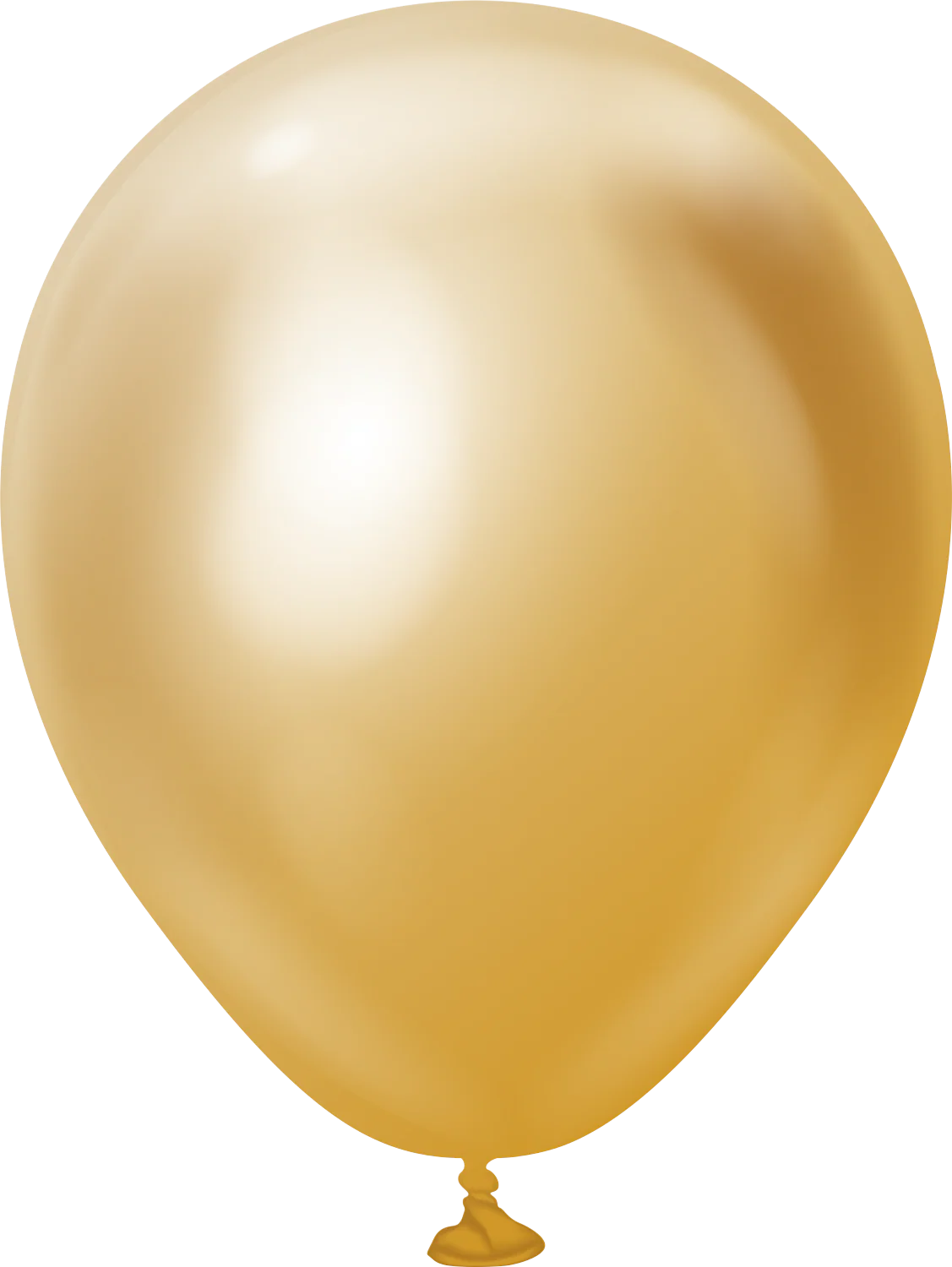 5" Kalisan Latex Balloons Mirror Gold - XL SuperSize Bag Count (500 Per Bag)