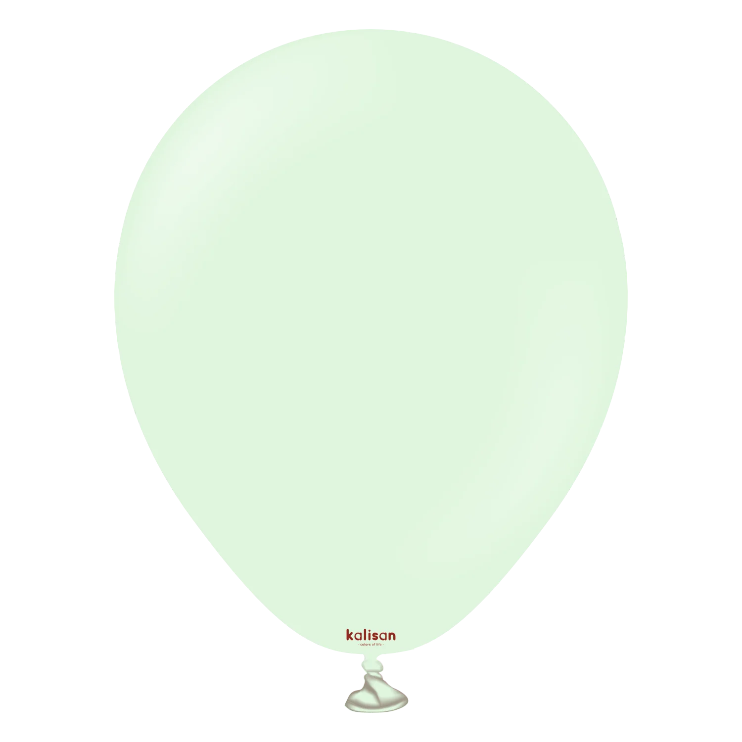 5" Kalisan Latex Balloons Standard Macaron Pale Green (50 Per Bag)