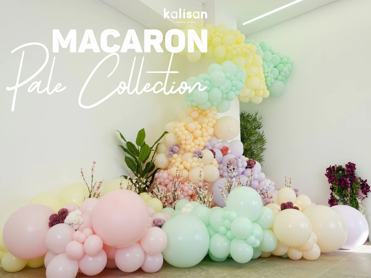 5" Kalisan Latex Balloons Standard Macaron Pale Pink (50 Per Bag) - Image 8