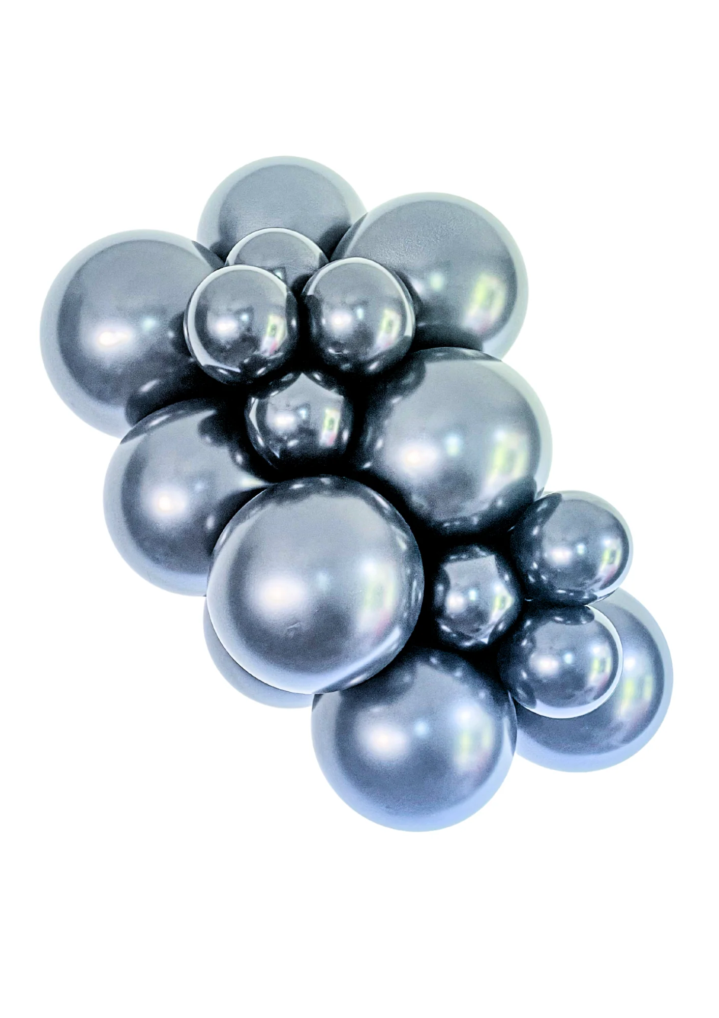 5" Shadow Chrome Like Tuftex Effects Latex Balloons (50 Per Bag) - Image 2