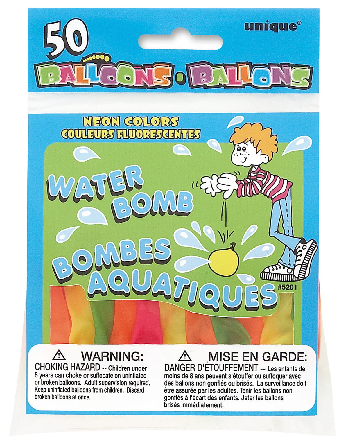 (50 Count) Neon Water Balloons