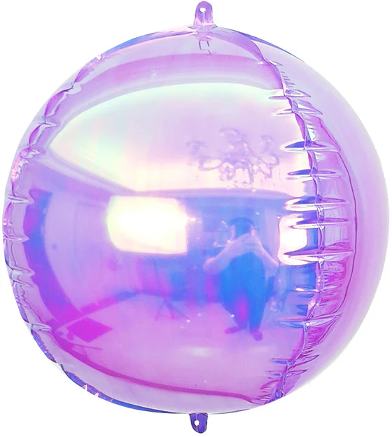 50" Airfill Balloon Pearl Lustrous Iridescent Purple *Do not Over Inflate. Inflates with wrinkles.*