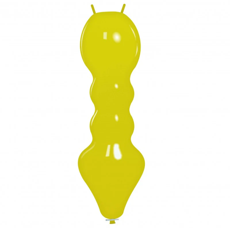 51" Caterpillar Cattex Brand Standard Yellow Latex Balloons