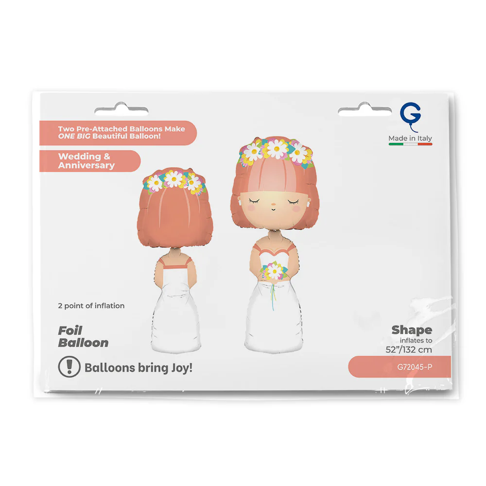 52" Special Delivery The Bride Foil Balloon - Image 2