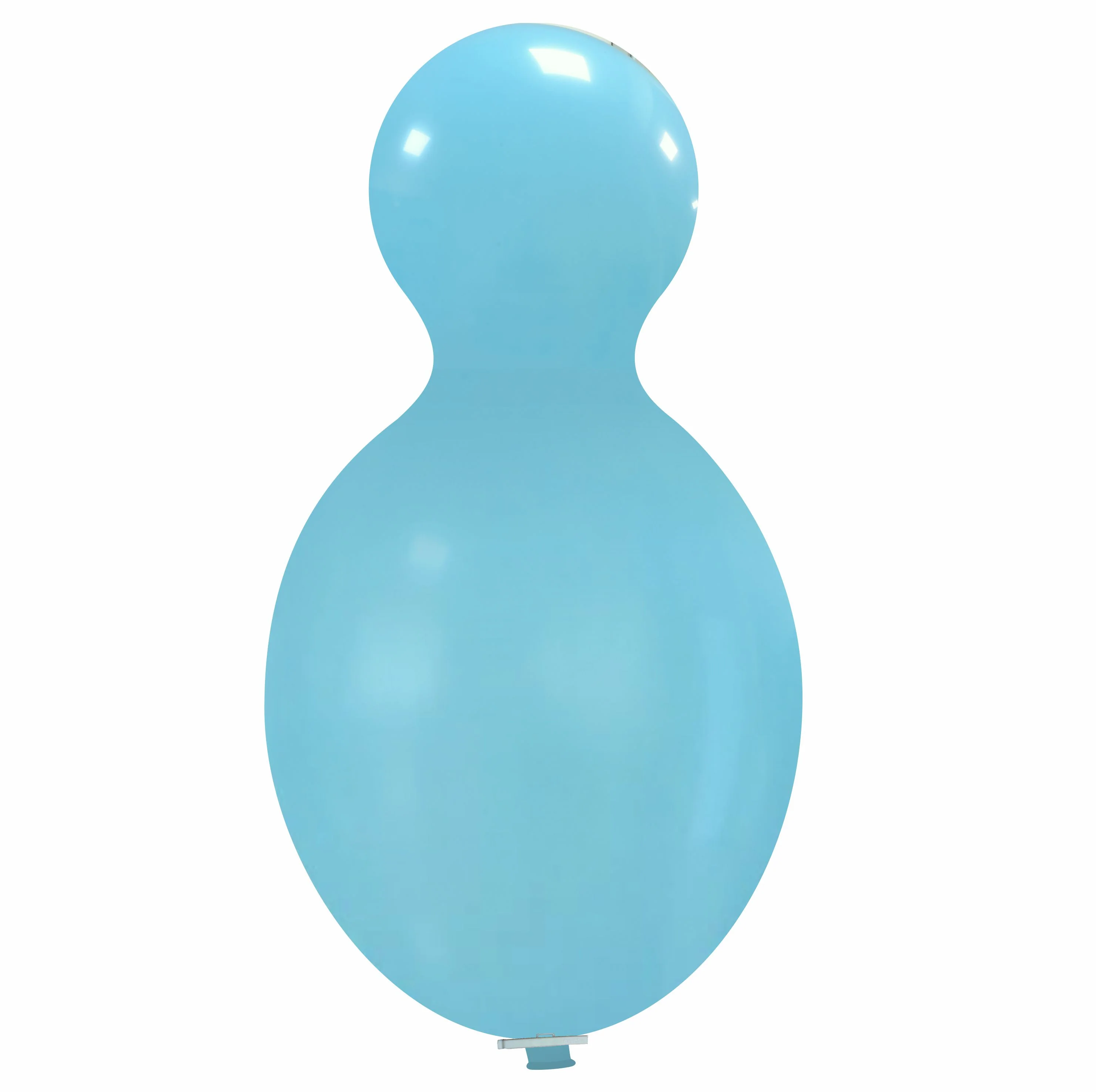 59" Doll Cattex Brand Standard Sky Blue Latex Balloons
