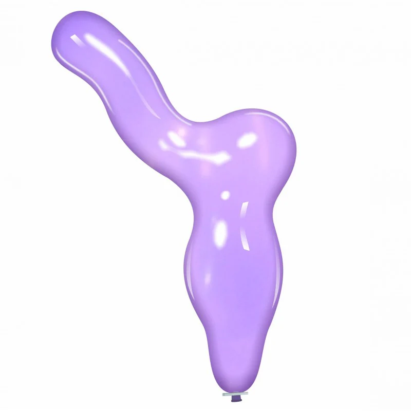 59" Elephant Cattex Brand Crystal Purple Latex Balloons