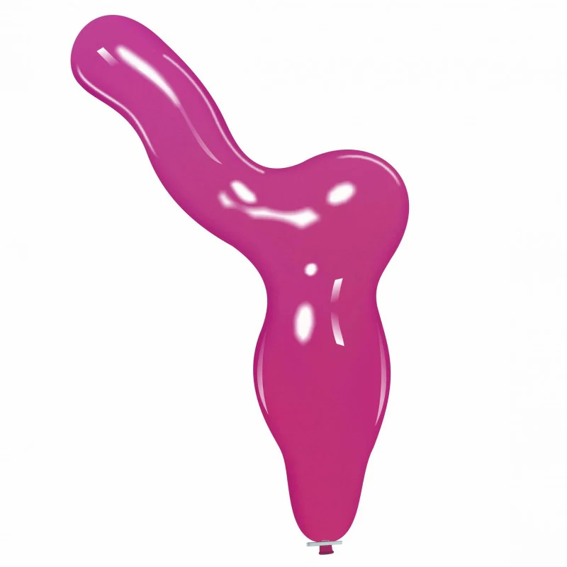 59" Elephant Cattex Brand Standard Fuchsia Latex Balloons