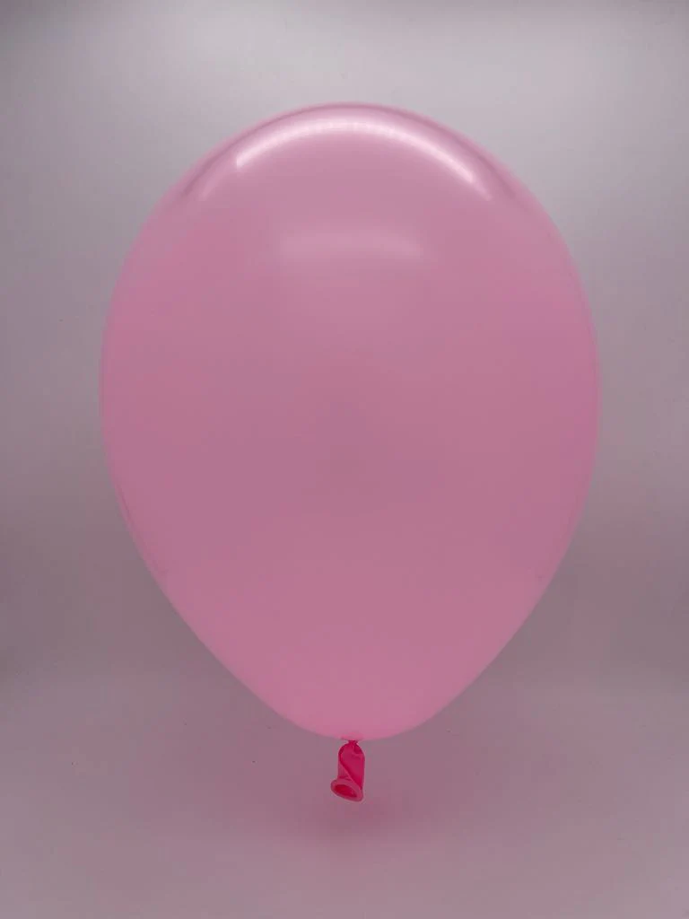 6" Deco Baby Pink Decomex Linking Latex Balloons (100 Per Bag) - Image 2
