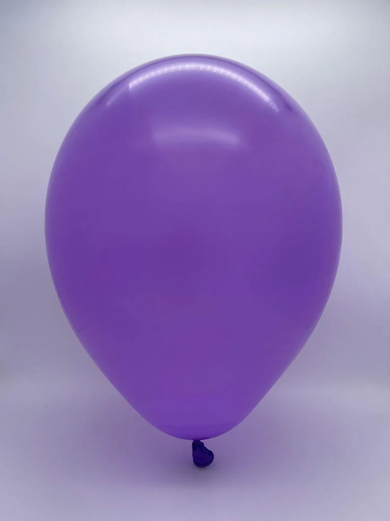 6" Standard Lavender Decomex Linking Latex Balloons (100 Per Bag) - Image 2