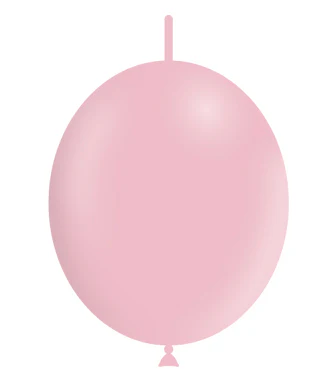 6'' Balloonia Brand Professional Line Latex Balloons Decolink Matte Baby Pink (100 Per Bag)