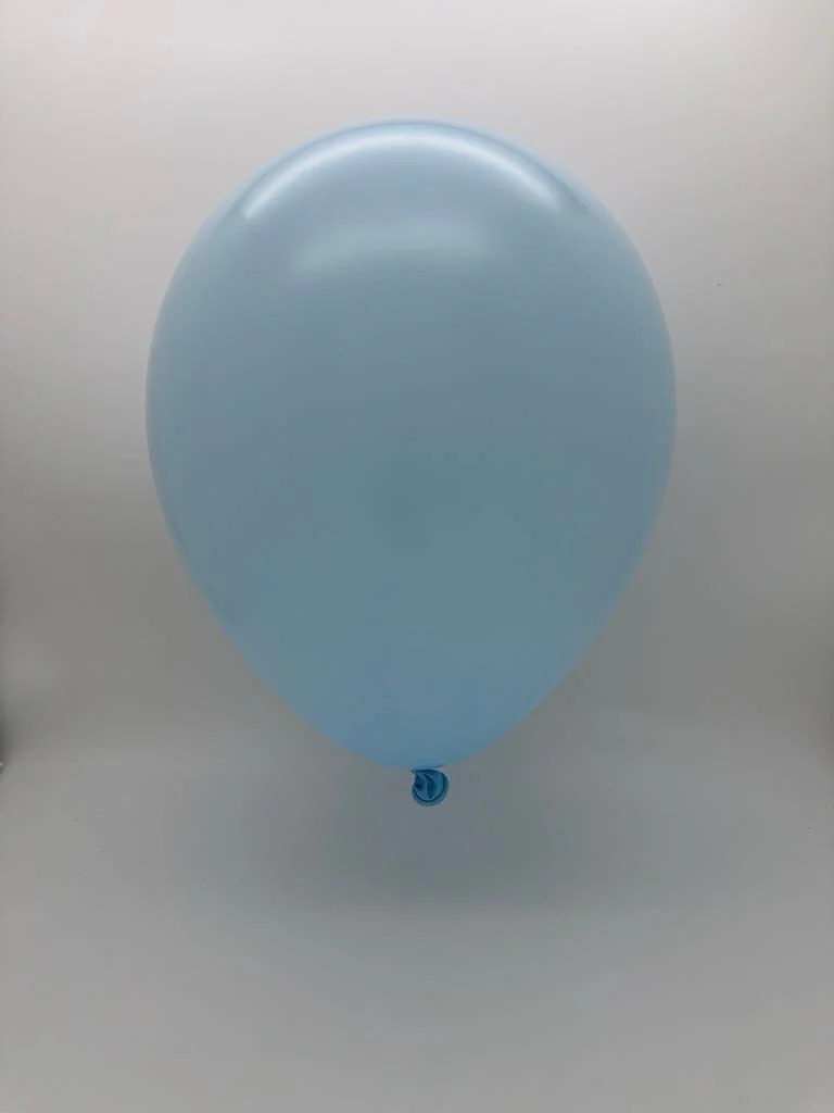 6'' Balloonia Brand Professional Line Latex Balloons Decolink Matte Blue (100 Per Bag) - Image 2