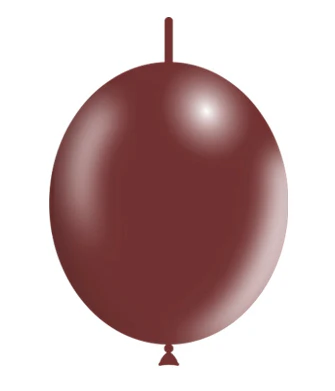 6'' Balloonia Brand Professional Line Latex Balloons Decolink Standard Chocolate (100 Per Bag)