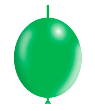 6'' Balloonia Brand Professional Line Latex Balloons Decolink Standard Green (100 Per Bag)