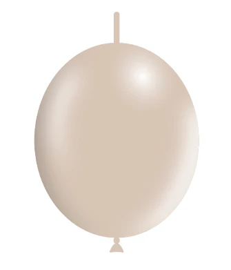 6'' Balloonia Brand Professional Line Latex Balloons Decolink Standard Nude (100 Per Bag)