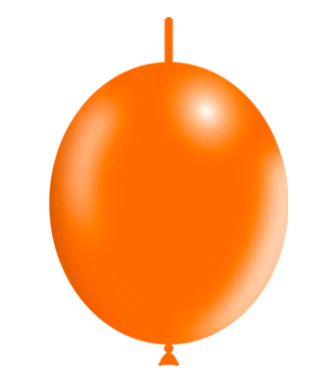 6'' Balloonia Brand Professional Line Latex Balloons Decolink Standard Orange (100 Per Bag)
