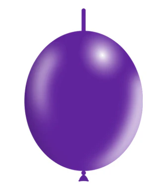 6'' Balloonia Brand Professional Line Latex Balloons Decolink Standard Purple (100 Per Bag)