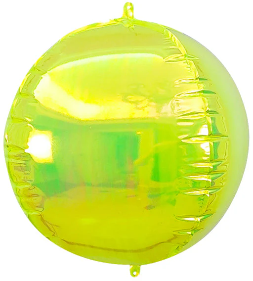 60" Airfill Balloon Pearl Lustrous Iridescent Green *Do not Over Inflate. Inflates with wrinkles.*