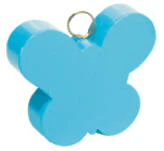 80Gram/2.8 Oz Light Blue Butterfly Plastic Balloon Weight - Image 2