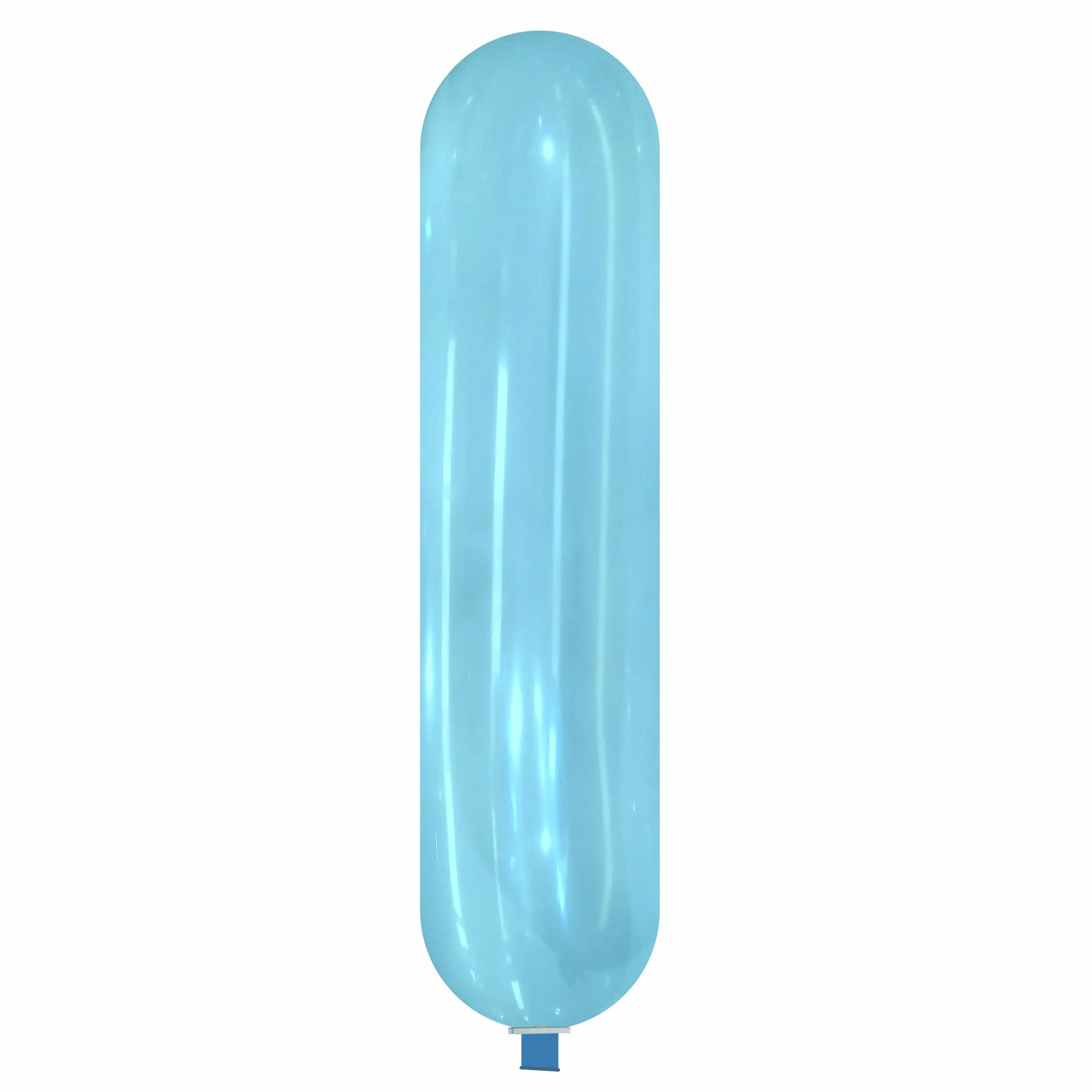 87" X 19.5" Banner Cattex Brand Crystal Blue Latex Balloons