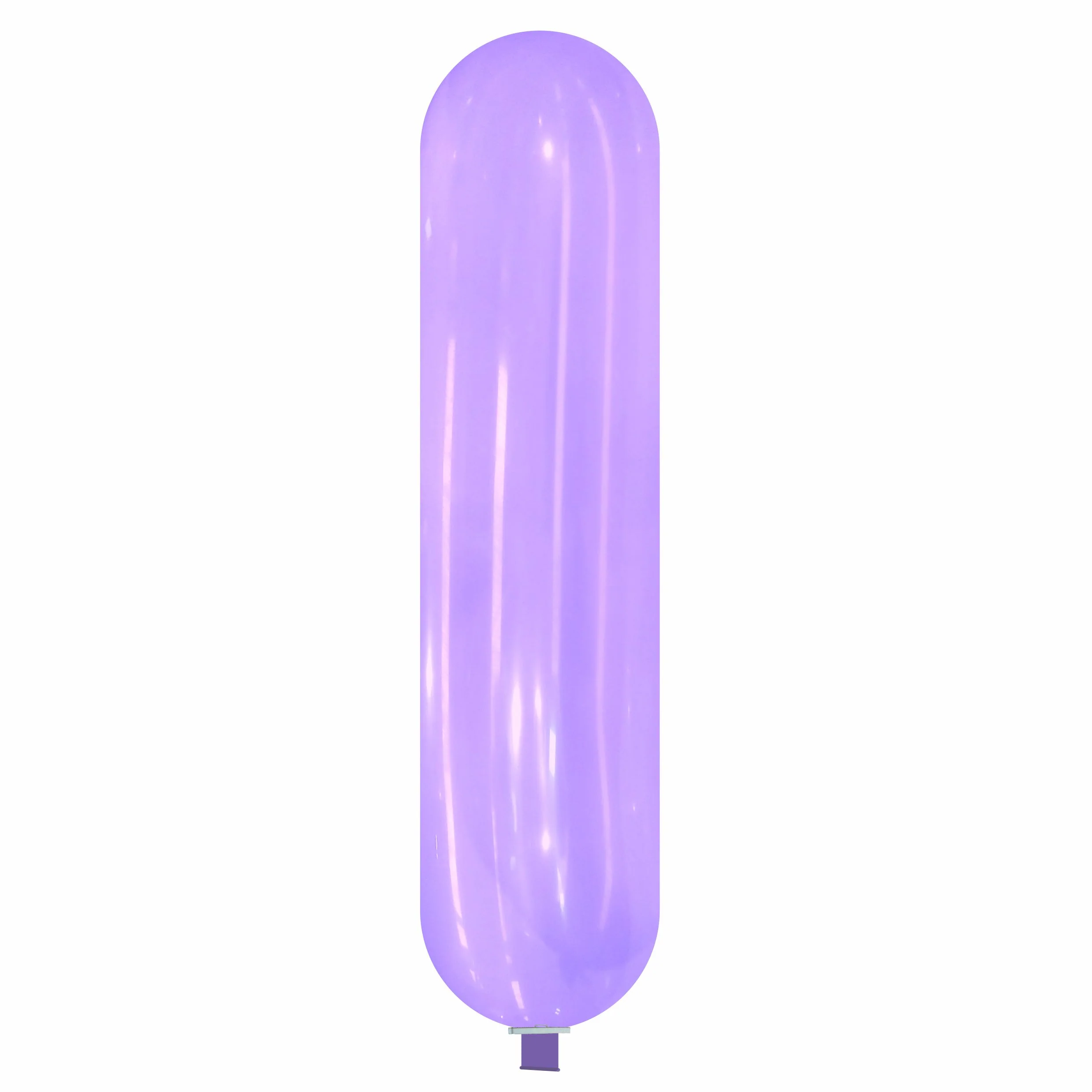 87" X 19.5" Banner Cattex Brand Crystal Purple Latex Balloons