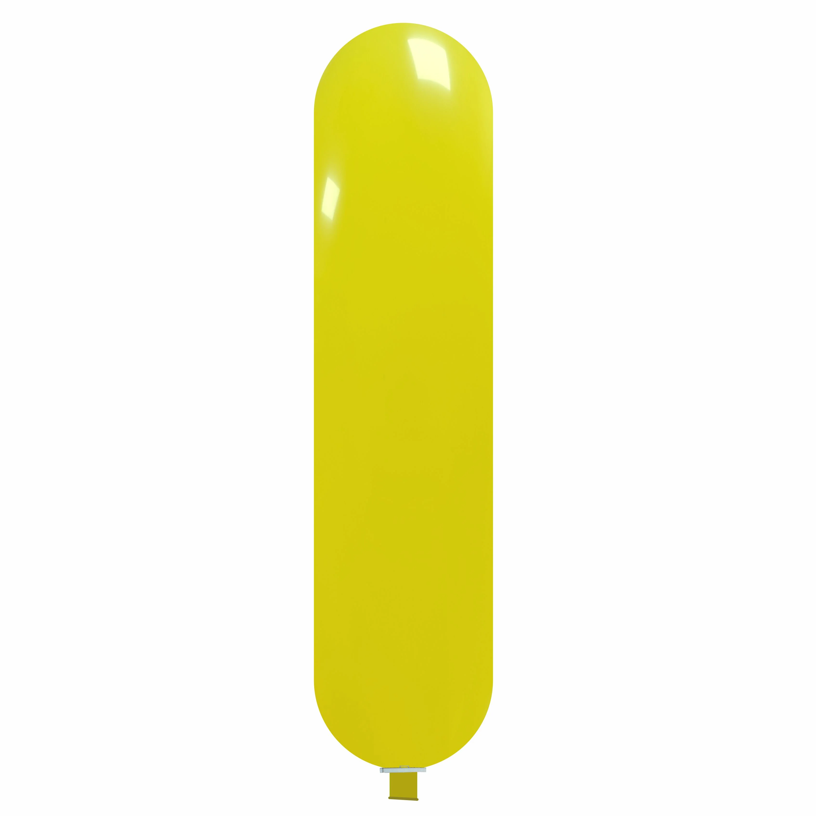 87" X 19.5" Banner Cattex Brand Standard Yellow Latex Balloons