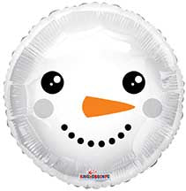 9" Airfill Only Snowman and Penguin Front/Back Foil Balloon - Image 2