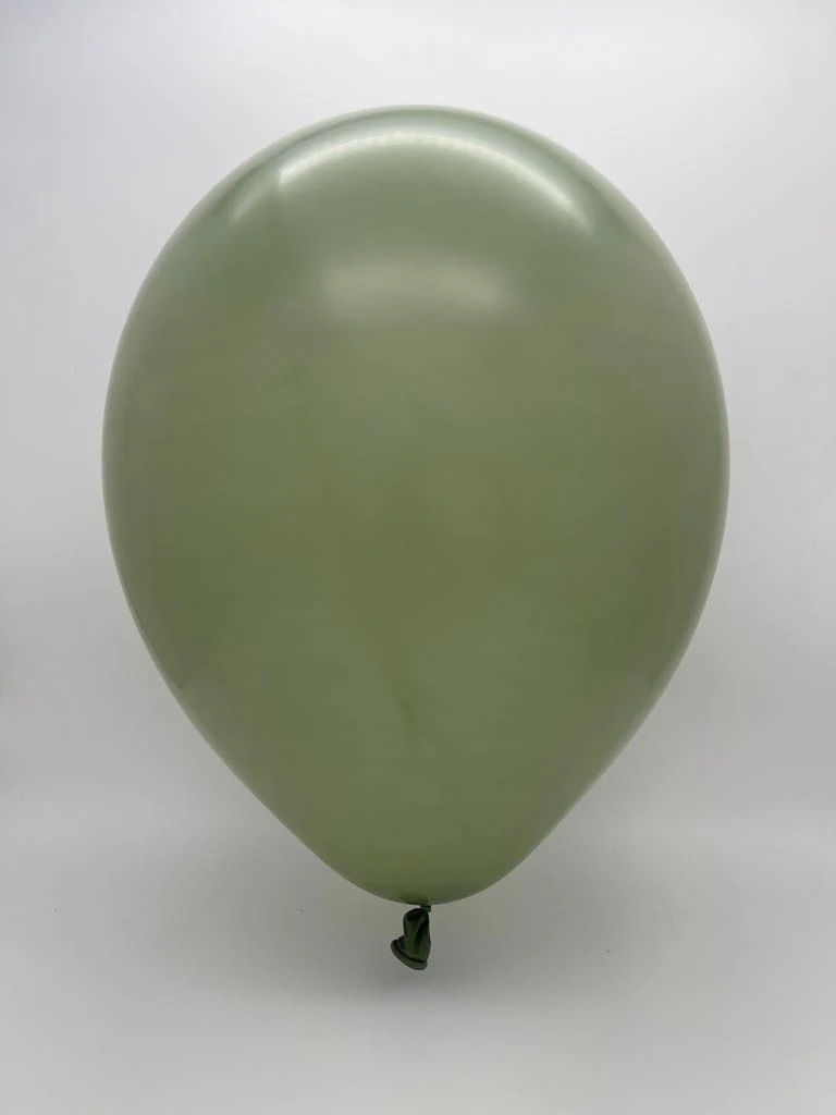 9" Deco Eucalyptus Decomex Latex Balloons (100 Per Bag) - Image 2