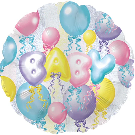 9" Airfill Only (Sticks Sold Separately) Baby Balloons