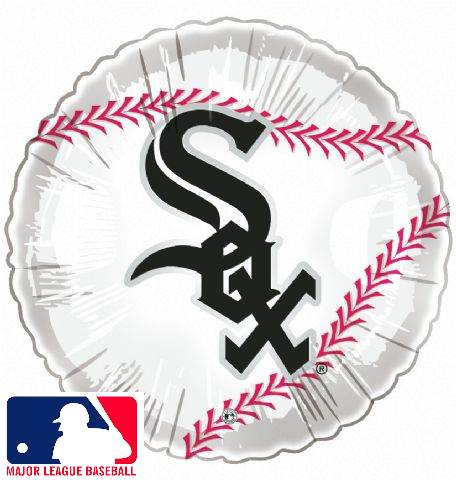 9" Airfill Only (Sticks Sold Separately) Baseball Chicago White Sox Balloon