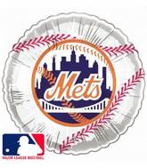 9" Airfill Only (Sticks Sold Separately) Baseball New York Mets Balloon