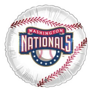 9" Airfill Only (Sticks Sold Separately) Baseball Washington Nationals Balloon