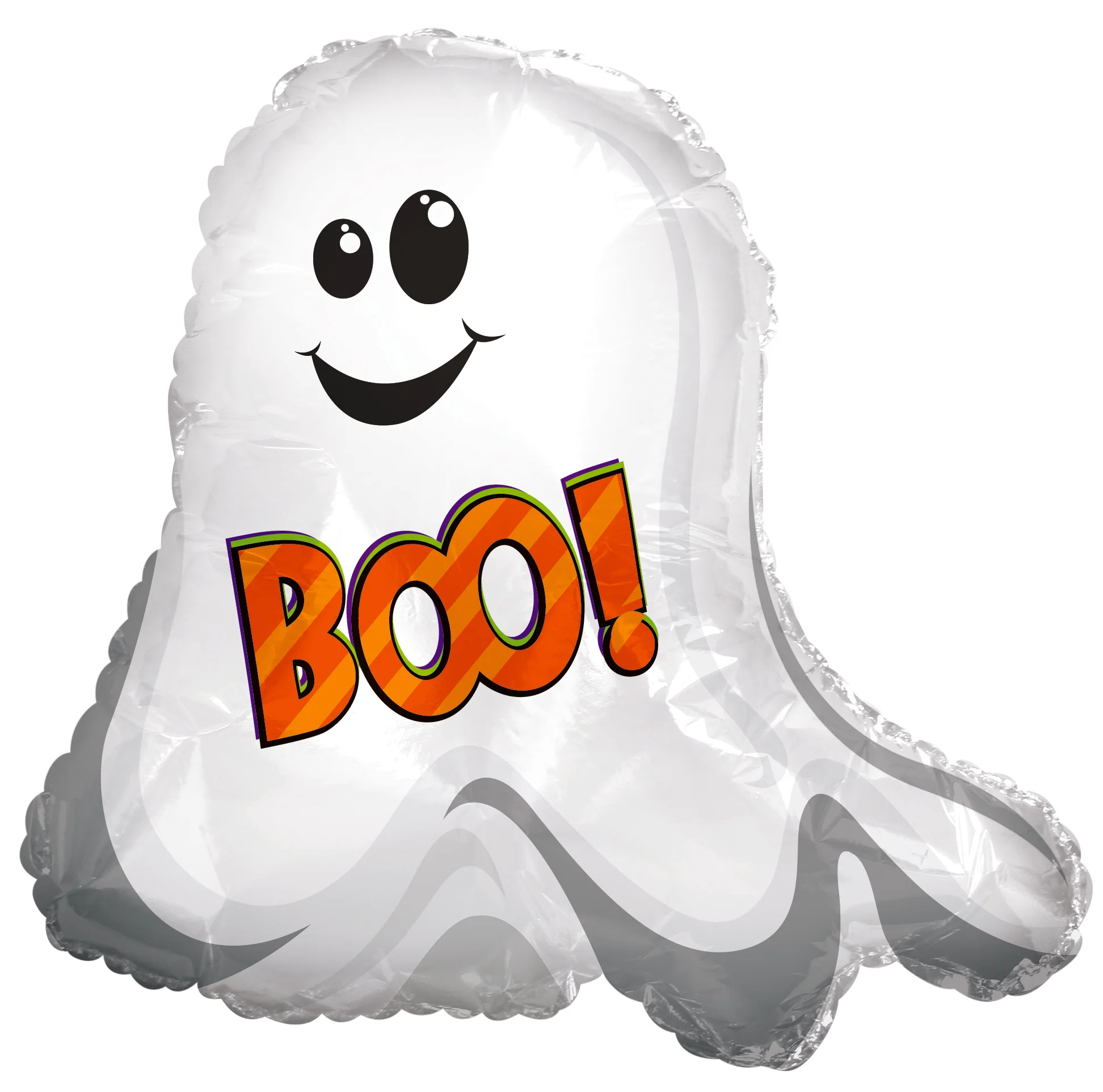 9" Airfill Only (Sticks Sold Separately) BOO! Ghostie MiniShape Balloon