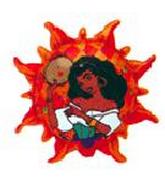 9" Airfill Only (Sticks Sold Separately) Esmerelda Sun Mini Shape Balloon
