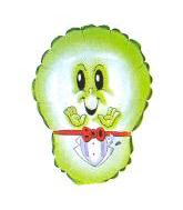 9" Airfill Only (Sticks Sold Separately) Ghost Balloon