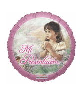 9" Airfill Only (Sticks Sold Separately) Mi Presentacion Nina Balloon (Spanish)