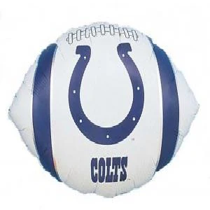 9" Airfill Only (Sticks Sold Separately) NFL Football Balloon Indianapolis Colts