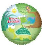 9" Airfill Only (Sticks Sold Separately) Pond Friends Feliz Cumple Balloon (Spanish)